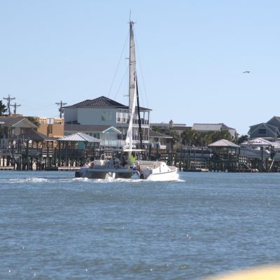 a large ship in a body of water
