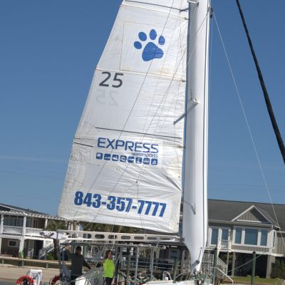 a large ship in a body of water