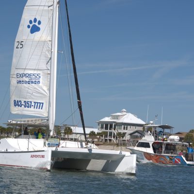a large ship in a body of water
